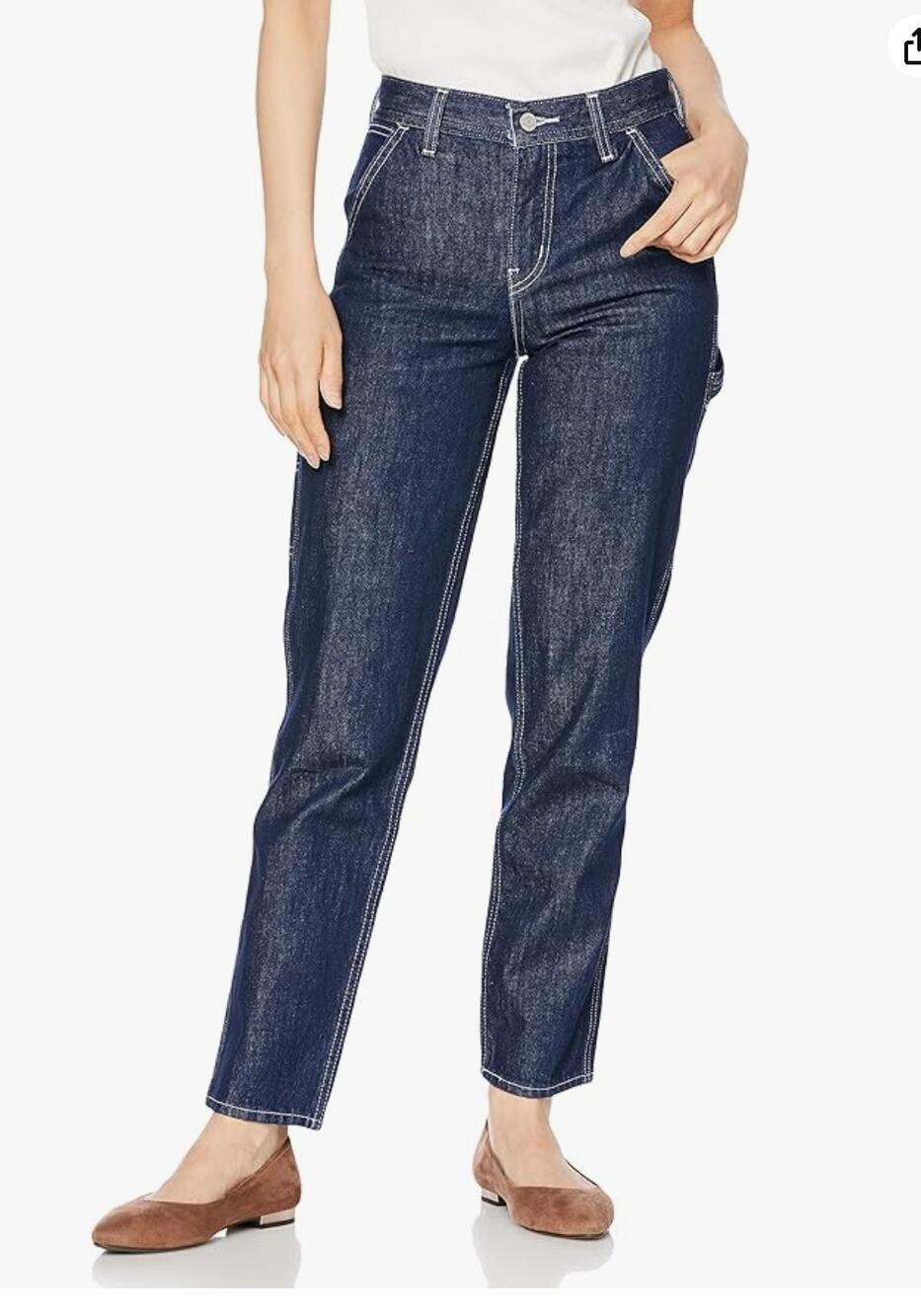 Levi's Boy Painter Straight Leg High Rise Jeans Size 27